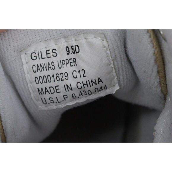 NOT AVAILABLE Lauren Giles Men\'s Canvas Sneakers Size 9.5 Casual Tan main image 10